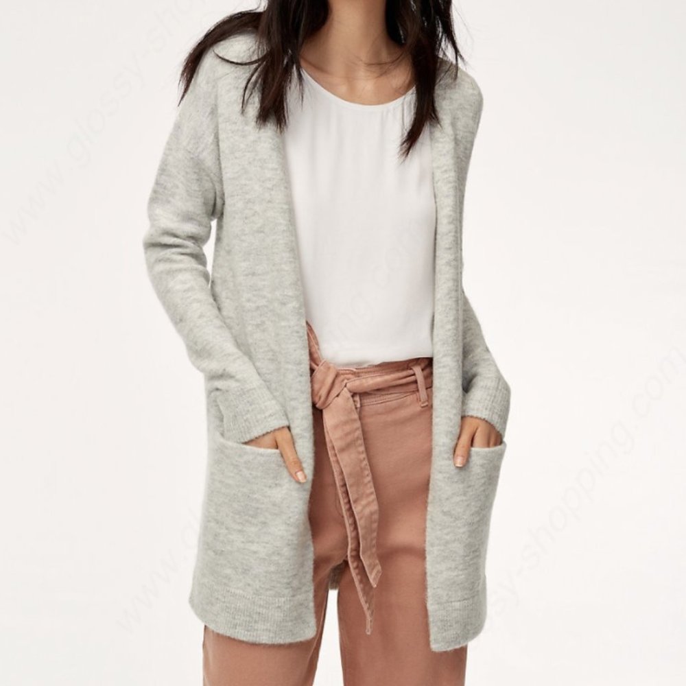 Wilfred Free Heather light grey Cardigan